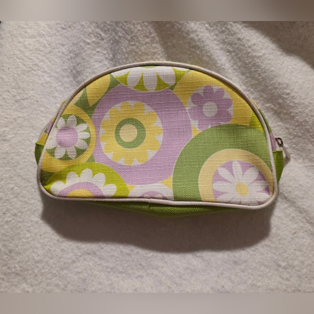 Floral Patterned Cosmetic Bag NWOT